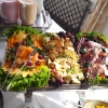 Нарезка сырная и мясная.