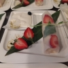 Десерт с клубникой